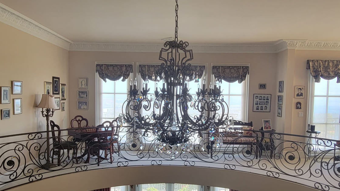 Chandelier Cleaning by Over the Top Window Cleaning